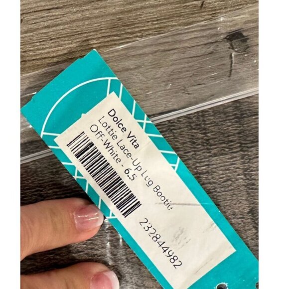 Clear by Dolce Vita | Ivory Leather Lottie Boots | Size 6.5 - Picture 10 of 15